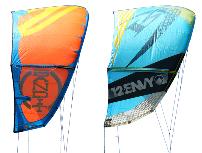2016 Kite Tests - F-One Bandit, and Liquid Force Envy.