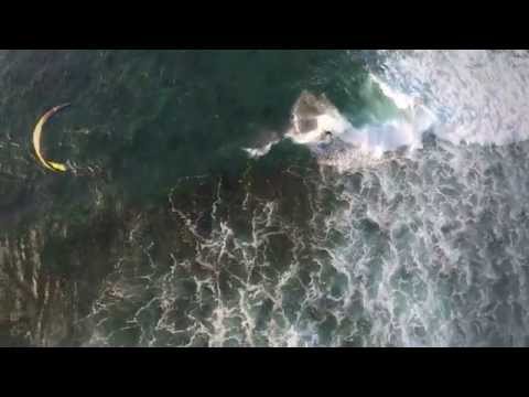 Reo Stevens and Keahi de Aboitiz Kitesurfing with the DJI Phantom