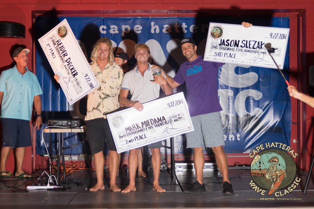 1st place: Reider Decker 2nd place: Mark Miedama 3rd place: Jason Slezak | photo Ryan Osmond