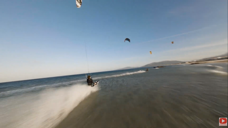 Big Air Kitesurfing + FPV Racing Drone | Janek ft. Cola