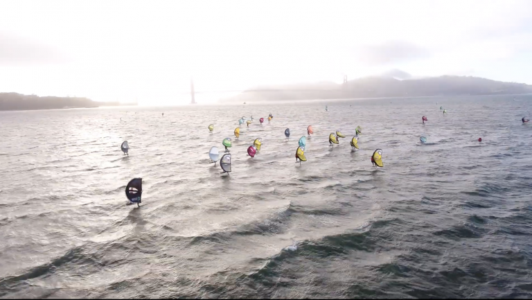 Friday Night Wing Foil Racing St Francis Yacht Club, San Francisco