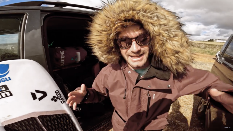 Autumn KITE SURFING SHRED, UK – Court In The Act #FREERIDE VLOG