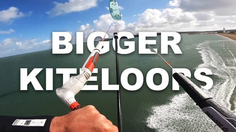 How to get BIGGER KITE LOOPS
