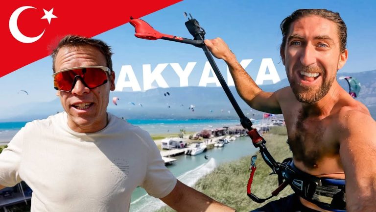 KITEBOARDING Trip to Akyaka Turkey 🇹🇷 with KEVIN LANGEREE