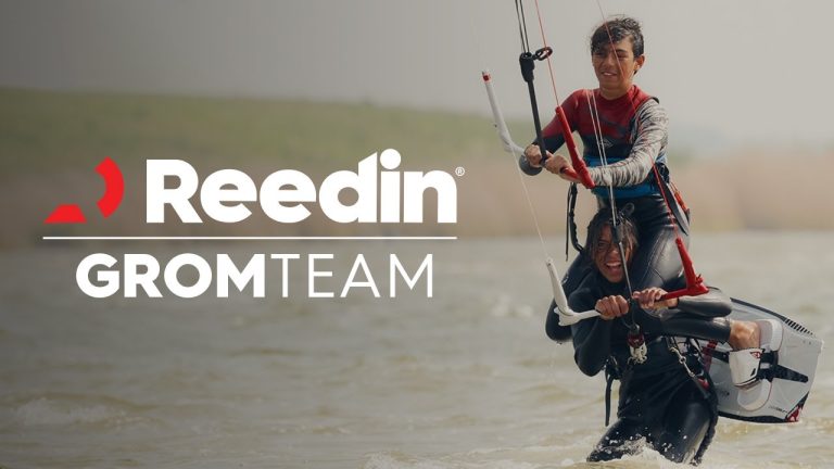 Reedin GROM team kitesurfing coach event