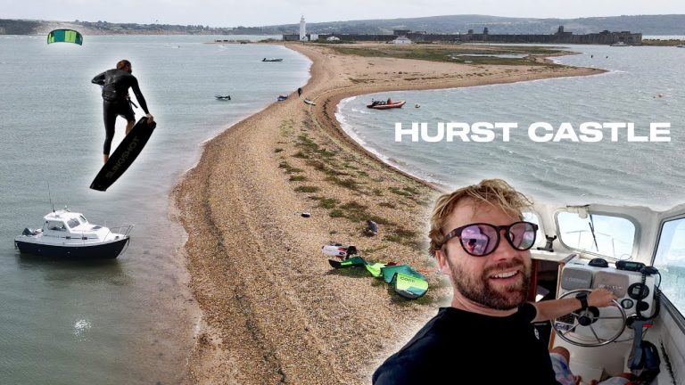 First Kite Mission in Sam Light’s New Boat: Journey to Hurst Castle