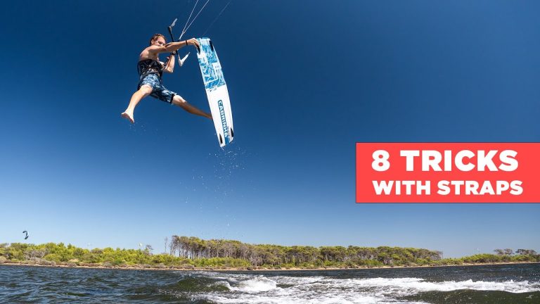 8 Tricks with Straps (Kite Tricktip)